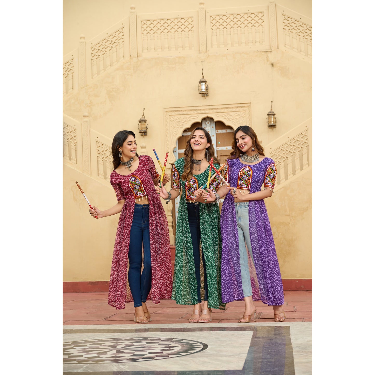 Front Open Long Kurti