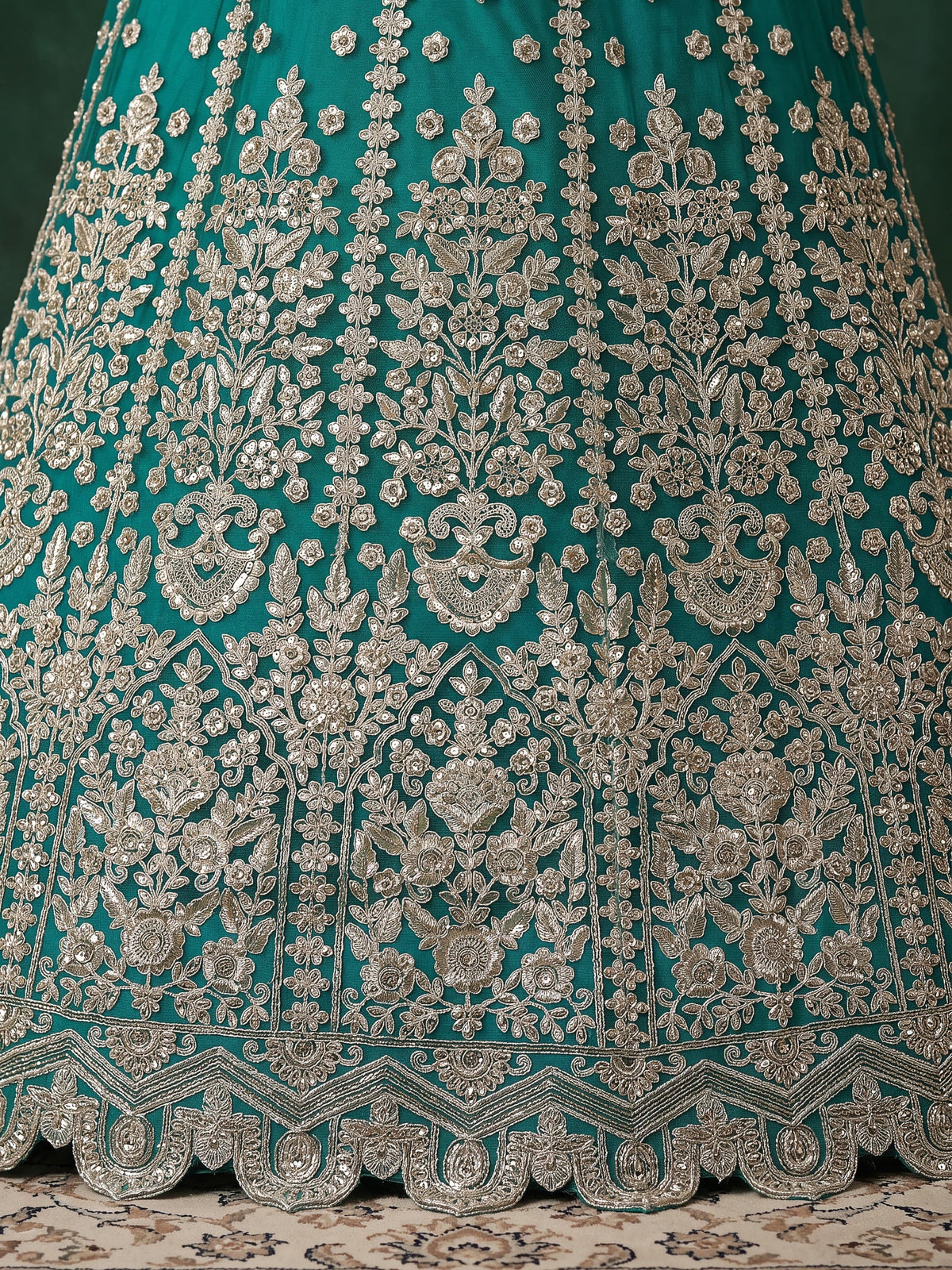 Regal Embroidered Lehenga Set – 6 Colors