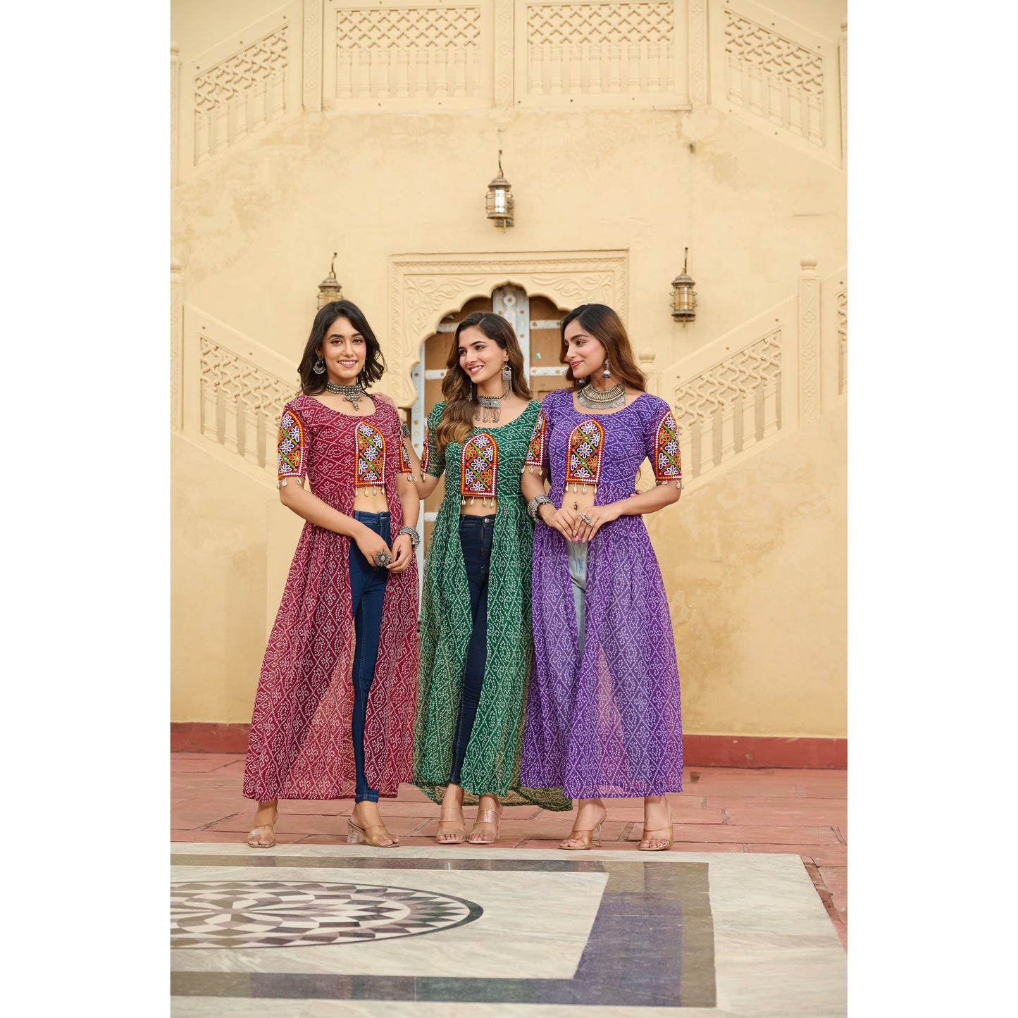 Front Open Long Kurti