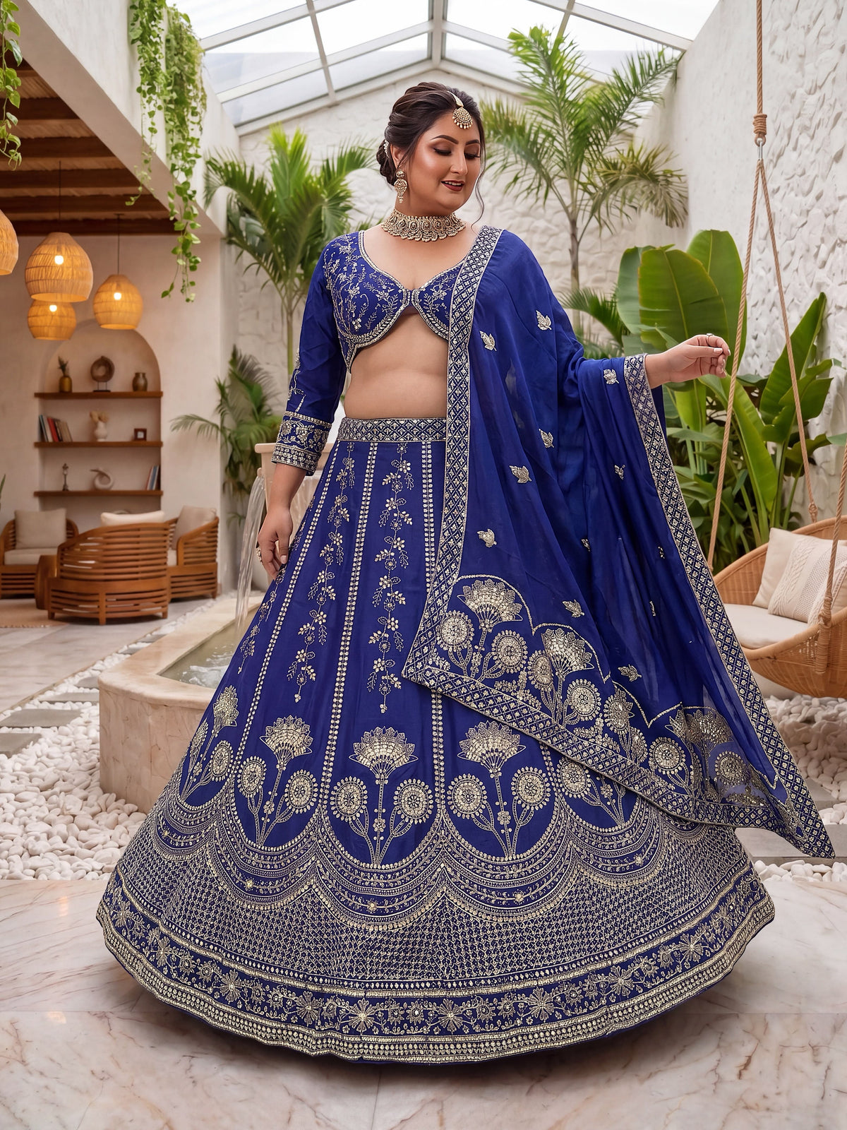 Designer Lehenga Choli (Plus sizes available)