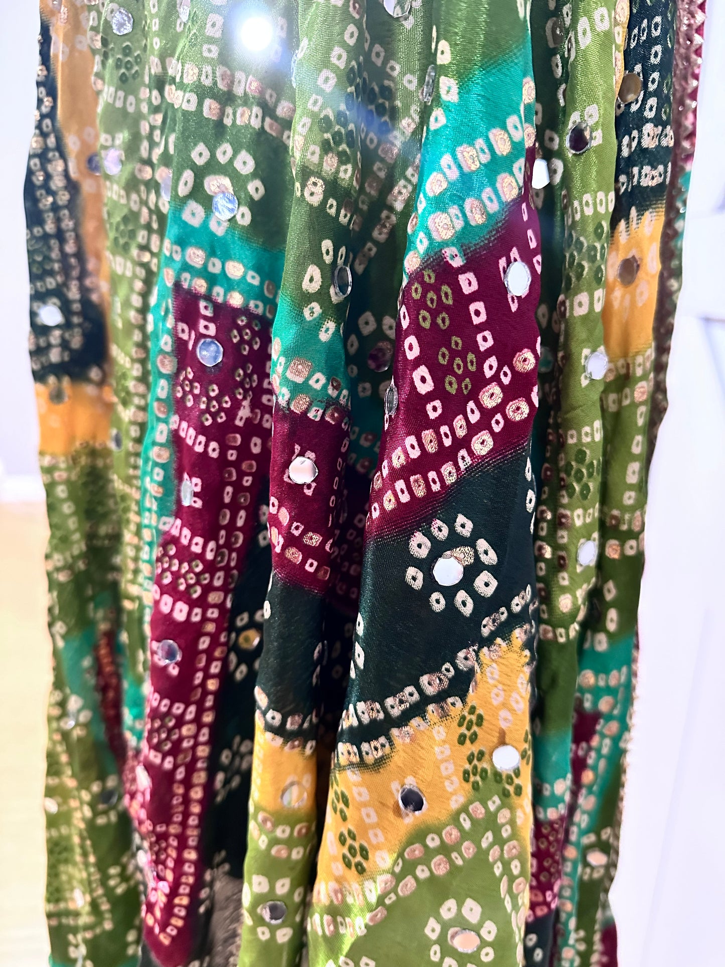 Phulkari Style Multicolor Heavy Dupatta