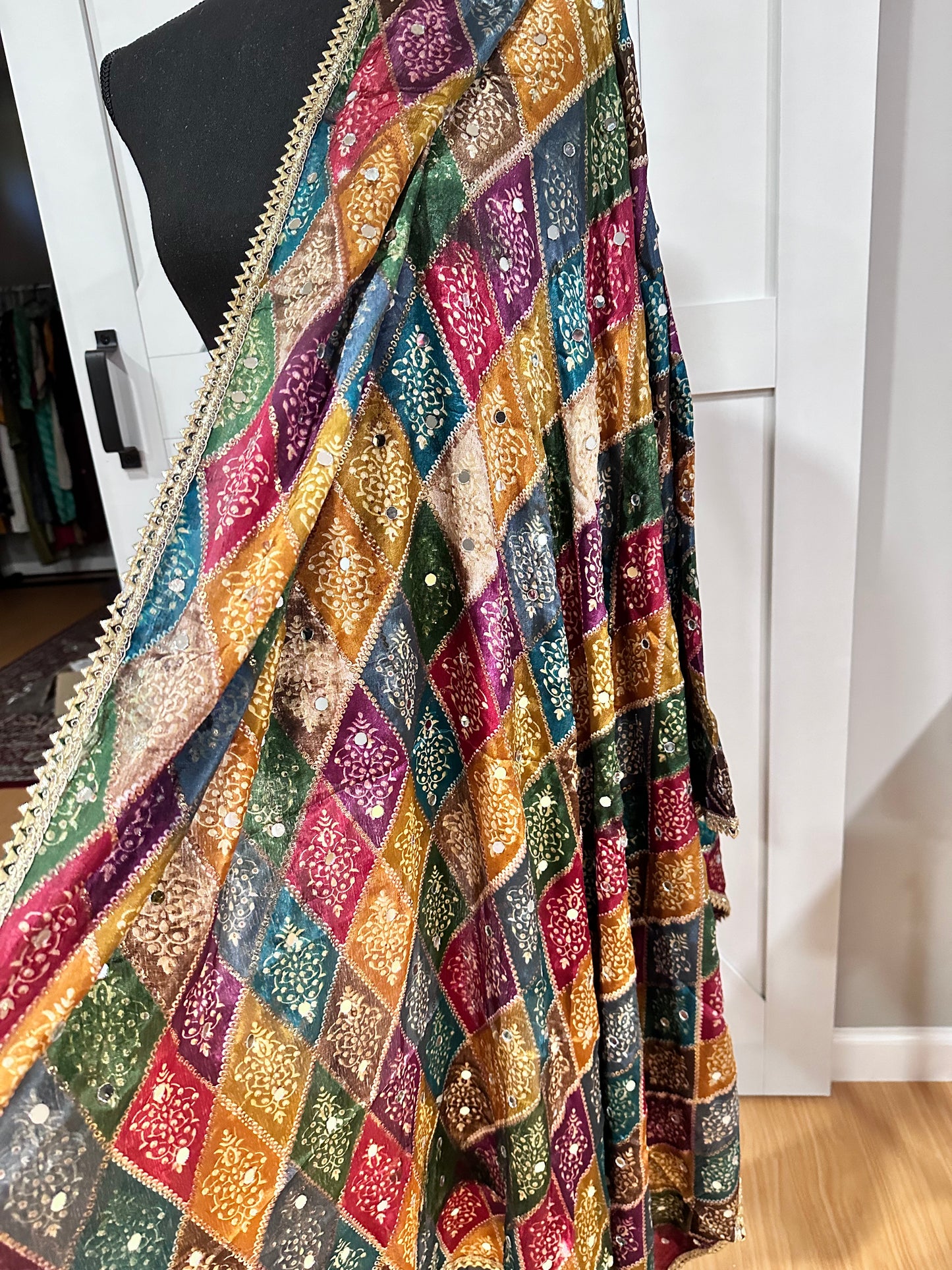 Phulkari Style Dupatta