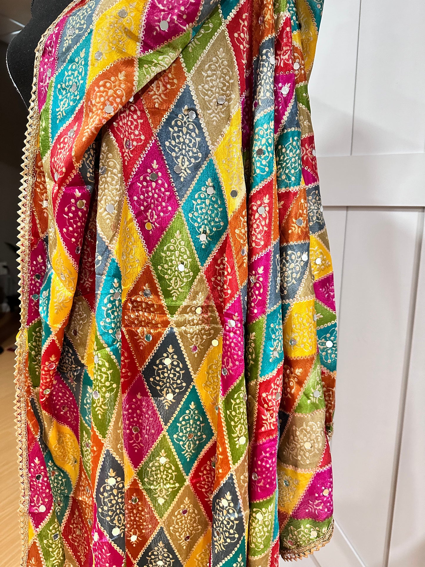 Phulkari Style Dupatta