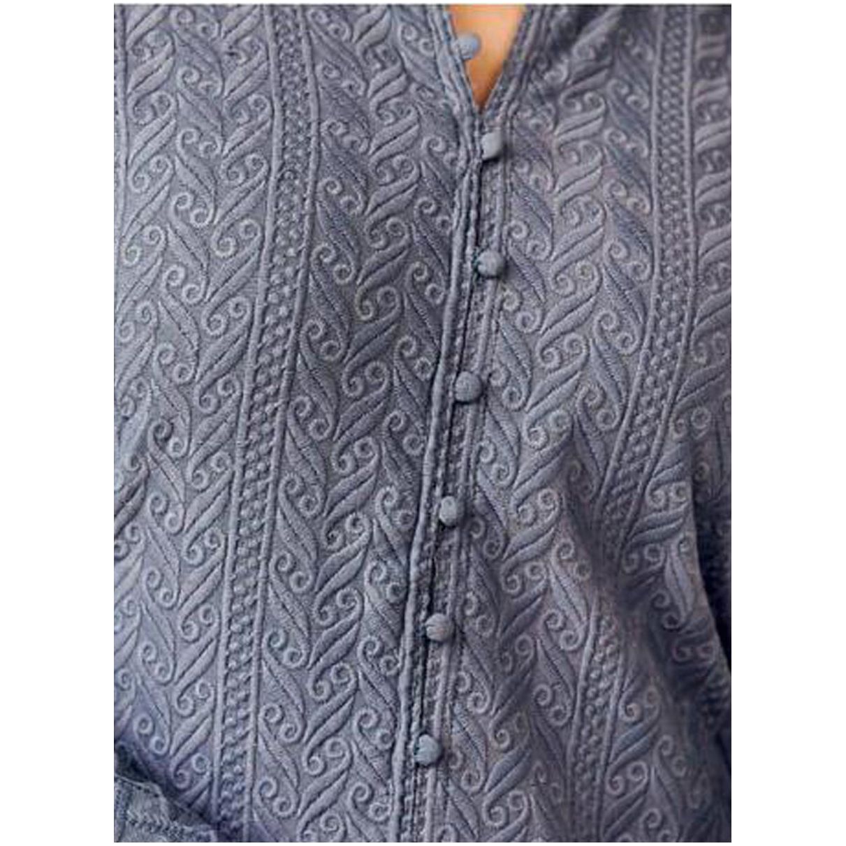 Grey Lakhnavi/ Chikankari Kurta for Women