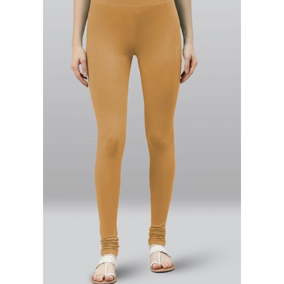 Mustard Yellow Shiny Chudi bottoms/Leggings