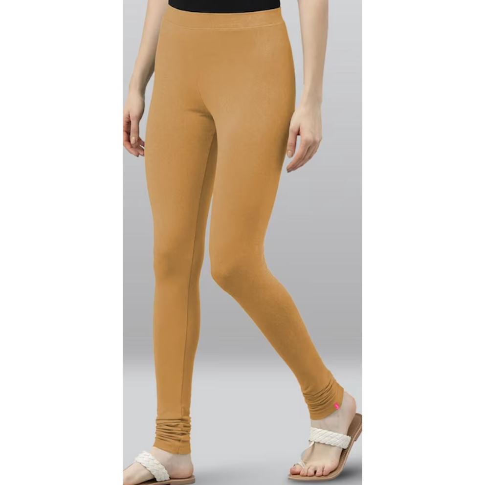 Mustard Yellow Shiny Chudi bottoms/Leggings