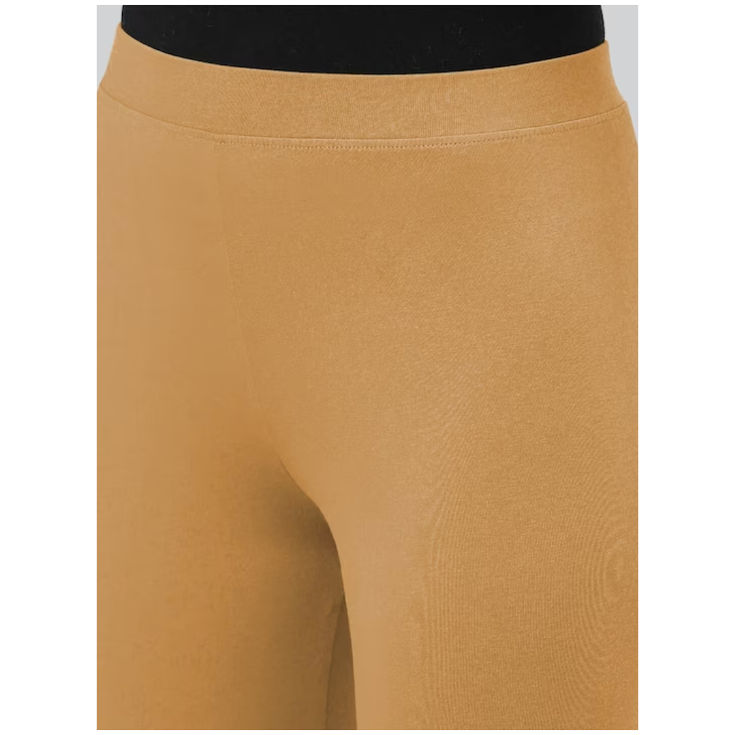 Mustard Yellow Shiny Chudi bottoms/Leggings