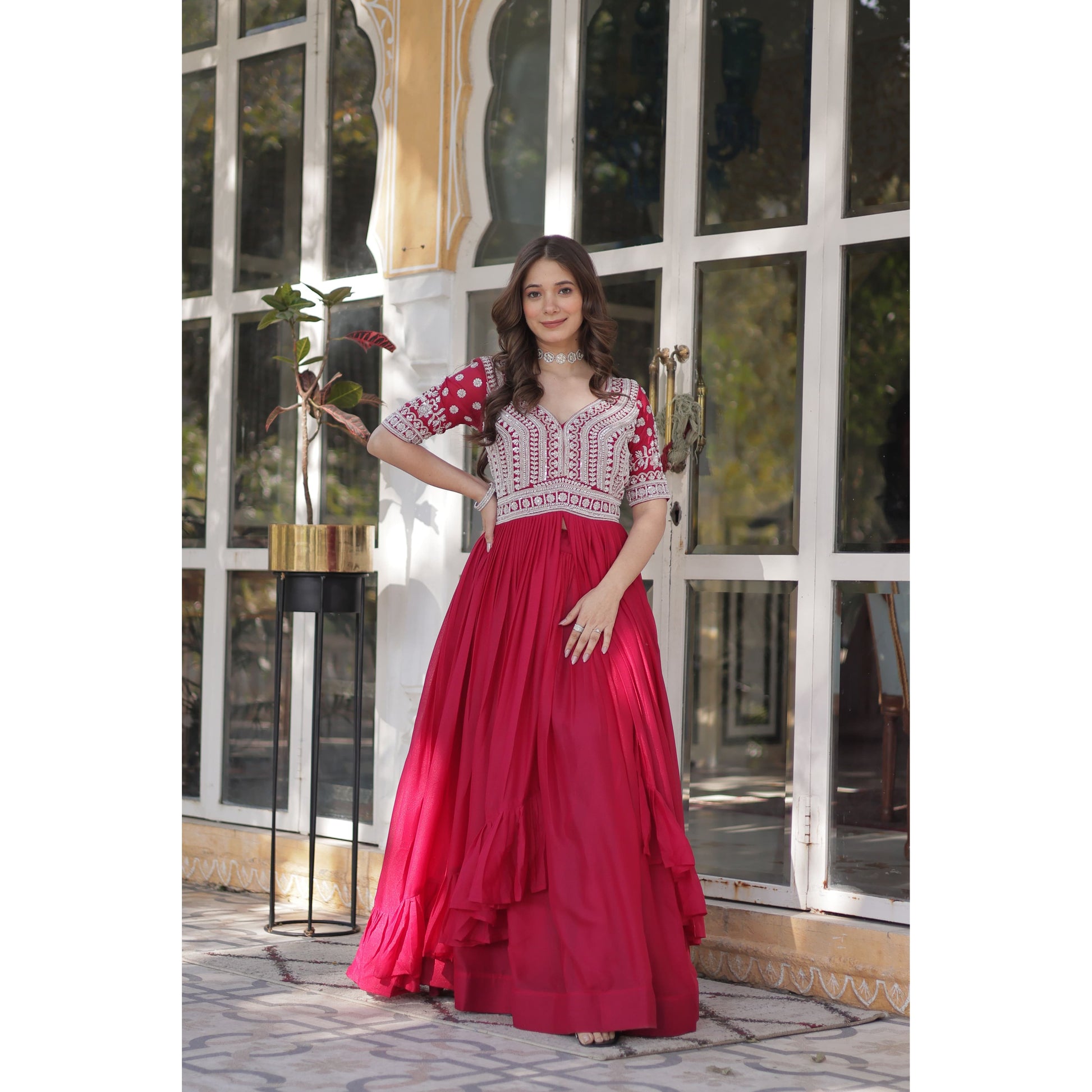 cut set dress Yellow Cotton Straight Cut Kurti Set